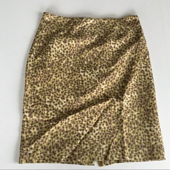 Loft Ann taylor silk pencil Skirt Womens Size 0 - Picture 2 of 7